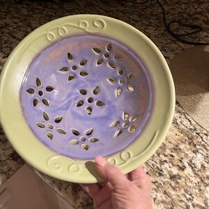 Art Pottery made colander.